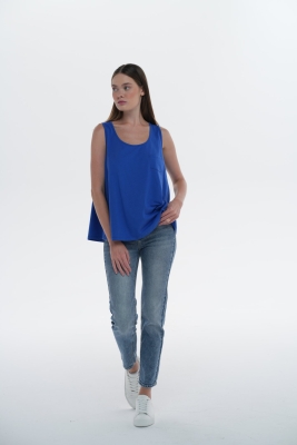 Basic Oversize Pamuk Top - 9