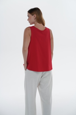 Basic Oversize Pamuk Top - 5