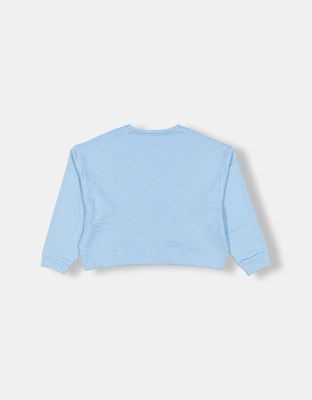 Bisiklet Yaka Düz Sweatshirt - 19