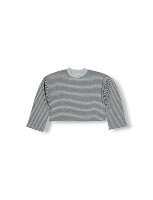  Oversize Çizgili Sweatshirt - 7