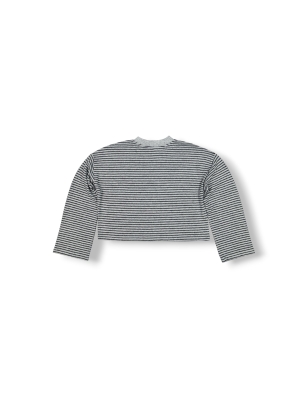  Oversize Çizgili Sweatshirt - 8